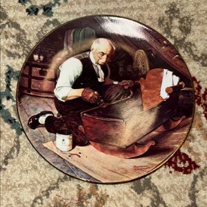 Grandpas Gift Decorative Collector's Plate by Norman Rockwell